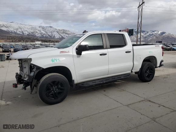 2019 Chevrolet Silverado 1500 Custom Trail Boss with VIN 1GCPYCEH3KZ236177, listed as a Copart auction lot 46128965 with 72,063 mi miles and Salvage Title. Bid and sale history available at carsss.com. Image 1.