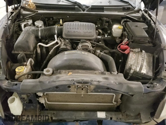 2006 Dodge Dakota SLT with VIN 1D7HW48KX6S664923, listed as a Copart auction lot 48756195 with 155,012 mi miles and Salvage Title. Bid and sale history available at carsss.com. Image 11.