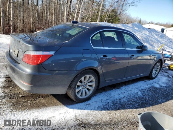 2008 BMW 5 Series 528i with VIN WBANU53568CT18808, listed as a Copart auction lot 50302515 with 192,214 mi miles and Clean Title. Bid and sale history available at carsss.com. Image 3.