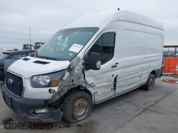 2021 Ford Transit Cargo with VIN 1FTBR1X82MKA98734, listed as a IAAI auction lot 41424123 with 84,453 mi miles and . Bid and sale history available at DreamBid. Image 6.