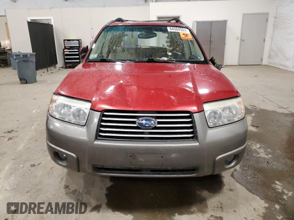 2006 Subaru Forester 2.5 X L.L. Bean Edition with VIN JF1SG67676H723829, listed as a Copart auction lot 84084924 with 0 mi miles and Salvage Title. Bid and sale history available at carsss.com. Image 5.