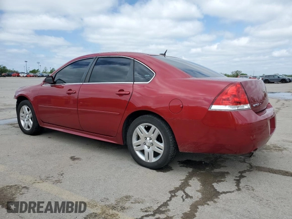 2014 Chevrolet Impala LT z VIN 2G1WB5E38E1100467, wystawiony jako Copart lot #53897325 z przebiegiem 151 914 mil mil oraz Szkoda całkowita • Salvage title. Historia ofert i sprzedaży dostępna na DreamBid. Obrazek 2.