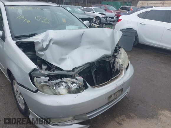 2003 Toyota Corolla CE with VIN 2T1BR38EX3C119765, listed as a IAAI auction lot 41053838 with 147,872 mi miles and . Bid and sale history available at DreamBid. Image 6.
