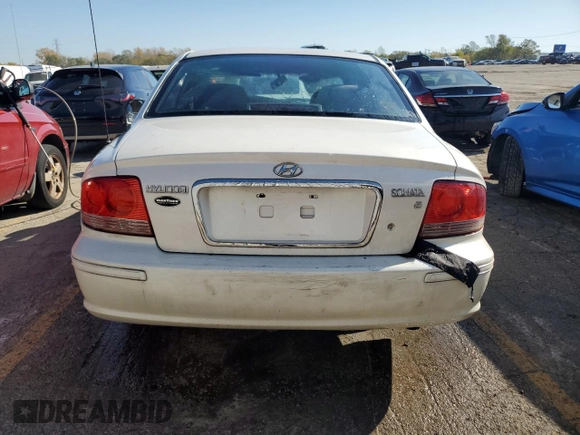 2004 Hyundai Sonata with VIN KMHWF25H14A007148, listed as a Copart auction lot 75950614 with 0 mi miles and Salvage Title. Bid and sale history available at carsss.com. Image 6.