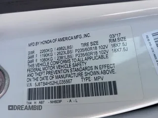 2017 Acura RDX w/Technology Pkg with VIN 5J8TB4H52HL035567, listed as a Copart auction lot 45602505 with 176,573 mi miles and Salvage Title. Bid and sale history available at carsss.com. Image 14.
