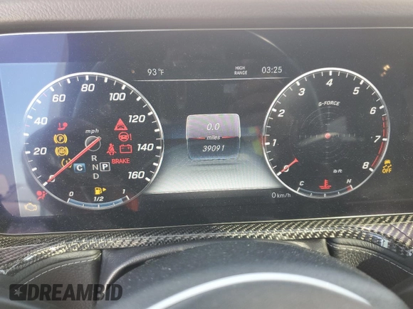2020 Mercedes-Benz G 550 z VIN W1NYC6BJ1LX345996, wystawiony jako Copart lot #75006584 z przebiegiem 39 091 mil mil oraz Nie do naprawy. Historia ofert i sprzedaży dostępna na DreamBid. Obrazek 9.