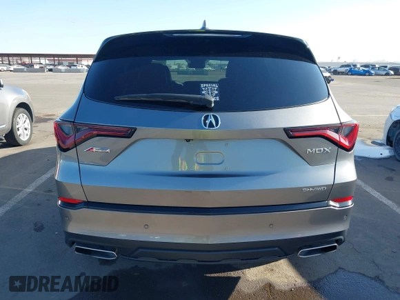 2023 Acura MDX w/A-Spec Package with VIN 5J8YE1H05PL033410, listed as a IAAI auction lot 42604907 with 35,806 mi miles and . Bid and sale history available at DreamBid. Image 17.