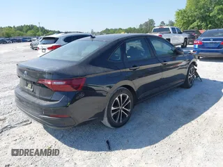 2024 Volkswagen Jetta Sport with VIN 3VWAM7BUXRM064443, listed as a IAAI auction lot 42049756 with 9,722 mi miles and . Bid and sale history available at DreamBid. Image 4.