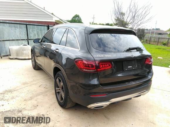 2021 Mercedes-Benz GLC 300 with VIN W1N0G8DB7MV313747, listed as a IAAI auction lot 42435991 with 106,743 mi miles and . Bid and sale history available at DreamBid. Image 3.