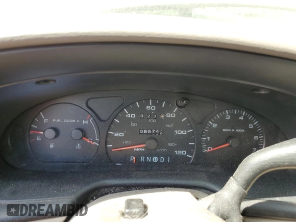 2001 Ford Taurus SE with VIN 1FAFP53U91G108049, listed as a Copart auction lot 55464715 with 85,748 mi miles and Salvage title. Bid and sale history available at DreamBid. Image 9.