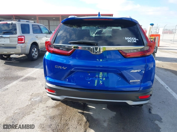 2021 Honda CR-V Touring with VIN 7FARW2H97ME014445, listed as a IAAI auction lot 41043476 with 75,879 mi miles. Bid and sale history available at carsss.com. Image 16.