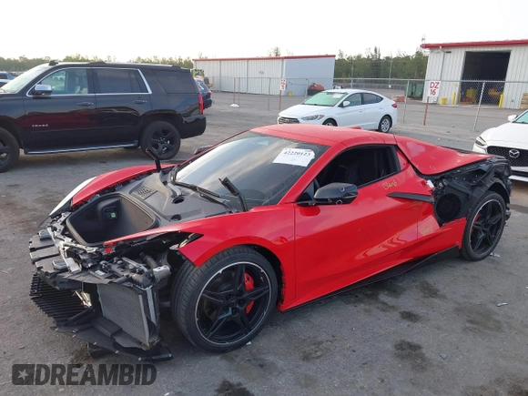 2024 Chevrolet Corvette 1LT with VIN 1G1YA3D41R5110403, listed as a IAAI auction lot 42220123 with 19,839 mi miles and . Bid and sale history available at DreamBid. Image 6.