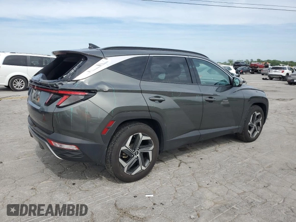 2023 Hyundai Tucson Limited with VIN 5NMJE3AEXPH263835, listed as a Copart auction lot 54133965 with 25,661 mi miles and Salvage title. Bid and sale history available at DreamBid. Image 3.