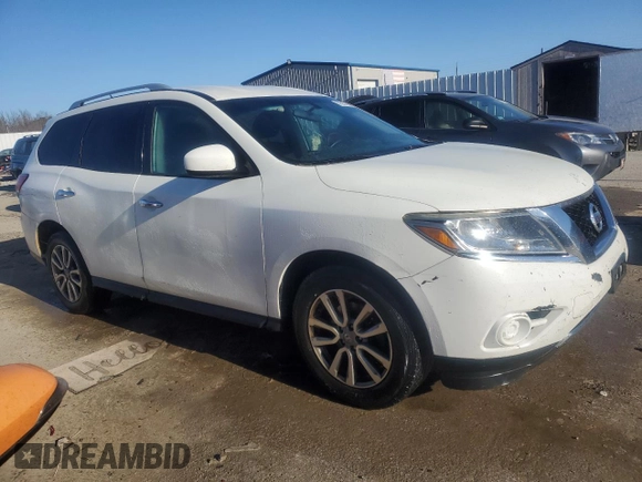 2016 Nissan Pathfinder SL with VIN 5N1AR2MM7GC641637, listed as a Copart auction lot 81627114 with 156,017 mi miles and Non repairable. Bid and sale history available at DreamBid. Image 4.