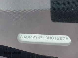 2009 Audi A8 4.2L with VIN WAUMV94E19N012605, listed as a IAAI auction lot 41601218 with Not provided miles and . Bid and sale history available at DreamBid. Image 9.