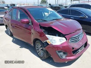 2019 Mitsubishi Mirage ES z VIN ML32F3FJ6KHF01302, wystawiony jako IAAI lot #42090376 z przebiegiem 57 810 mil mil oraz . Historia ofert i sprzedaży dostępna na DreamBid. Obrazek 1.