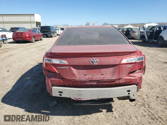 2012 Toyota Camry L with VIN 4T1BF1FK7CU602330, listed as a Copart auction lot 47008465 with 110,377 mi miles and Salvage Title. Bid and sale history available at carsss.com. Image 6.