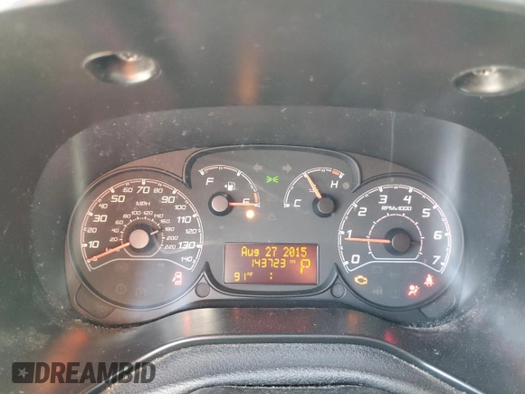 2016 Ram ProMaster City Cargo Tradesman with VIN ZFBERFAT0G6B52042, listed as a Copart auction lot 61444835 with 143,723 mi miles and Salvage title. Bid and sale history available at DreamBid. Image 9.