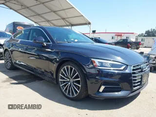 2018 Audi A5 Sportback Premium Plus with VIN WAUBNCF58JA119812, listed as a IAAI auction lot 42001597 with 55,396 mi miles. Bid and sale history available at carsss.com. Image 1.