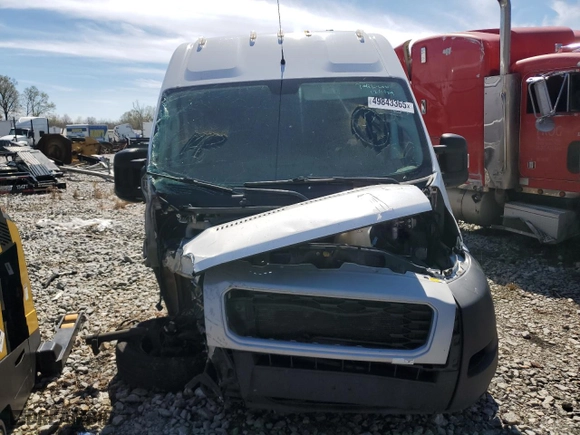 2021 Ram ProMaster Cargo Van with VIN 3C6LRVDG3ME524206, listed as a Copart auction lot 49843365 with 251,773 mi miles and Salvage Title. Bid and sale history available at carsss.com. Image 5.