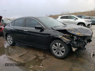 2014 Honda Accord Sedan LX with VIN 1HGCR2F37EA200036, listed as a Copart auction lot 47605025 with 114,417 mi miles and Salvage Title. Bid and sale history available at carsss.com. Image 4.