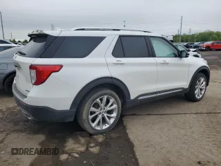 2023 Ford Explorer Platinum with VIN 1FM5K8HC2PGA06425, listed as a Copart auction lot 57031375 with 42,066 mi miles and Clean title. Bid and sale history available at DreamBid. Image 3.