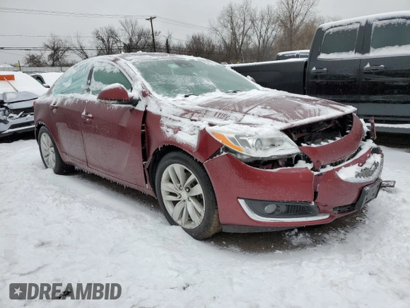 2017 Buick Regal Premium II with VIN 2G4GS5GX4H9112595, listed as a Copart auction lot 43716315 with 82,261 mi miles and Non Repairable. Bid and sale history available at DreamBid. Image 4.