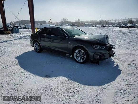 2020 Audi A4 Premium Plus with VIN WAUENAF46LN008471, listed as a Copart auction lot 45737095 with 81,183 mi miles and Salvage title. Bid and sale history available at DreamBid. Image 10.