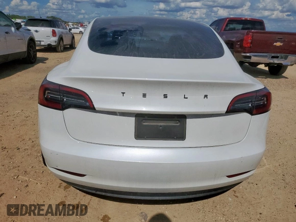 2023 Tesla Model 3 with VIN 5YJ3E1EA3PF605955, listed as a Copart auction lot 62793635 with Not provided miles and Clean title. Bid and sale history available at DreamBid. Image 6.