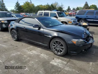 2005 BMW 6 Series 645Ci with VIN WBAEK73495B327903, listed as a Copart auction lot 69630094 with 150,559 mi miles and Salvage Title. Bid and sale history available at carsss.com. Image 4.