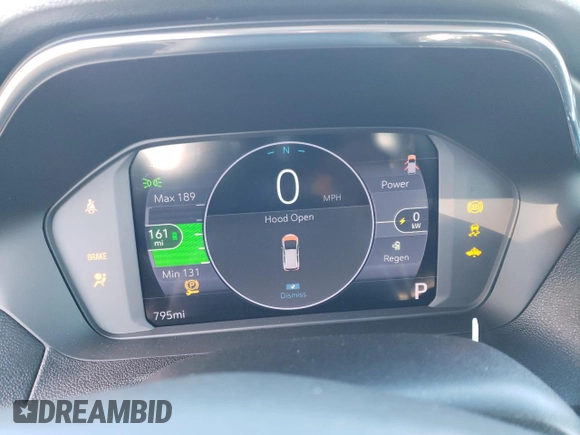 2023 Chevrolet Bolt EV 1LT with VIN 1G1FW6S02P4120113, listed as a Copart auction lot 43098093 with 795 mi miles. Bid and sale history available at carsss.com. Image 9.