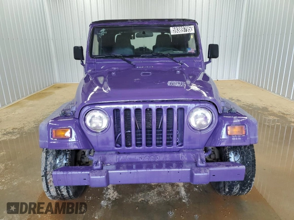 2004 Jeep Wrangler X with VIN 1J4FA39S64P734226, listed as a Copart auction lot 59389795 with 107,373 mi miles and Clean title. Bid and sale history available at DreamBid. Image 5.