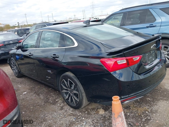 2024 Chevrolet Malibu RS with VIN 1G1ZG5ST0RF152743, listed as a IAAI auction lot 40758422 with 15,052 mi miles. Bid and sale history available at carsss.com. Image 3.