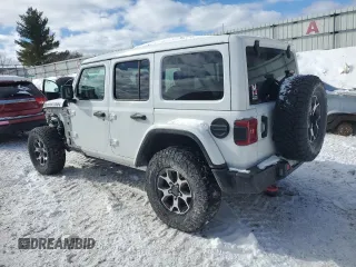 2021 Jeep Wrangler Unlimited Rubicon with VIN 1C4HJXFG9MW702608, listed as a Copart auction lot 45745475 with 51,345 mi miles and Salvage Title. Bid and sale history available at carsss.com. Image 2.