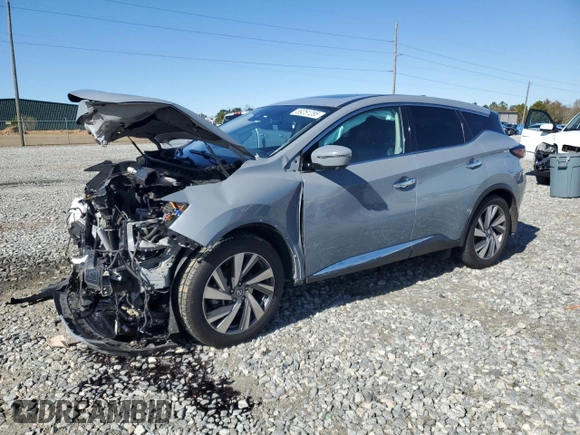 2021 Nissan Murano SL with VIN 5N1AZ2CS1MC116665, listed as a Copart auction lot 89251285 with 74,249 mi miles and Salvage Title. Bid and sale history available at DreamBid. Image 1.