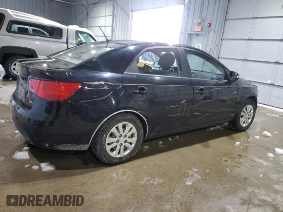 2010 Kia Forte EX with VIN KNAFU4A2XA5053828, listed as a Copart auction lot 45892545 with 78,365 mi miles and Salvage Title. Bid and sale history available at carsss.com. Image 3.
