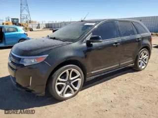 2012 Ford Edge Sport with VIN 2FMDK4AK6CBA46174, listed as a Copart auction lot 67742464 with 148,580 mi miles and Salvage Title. Bid and sale history available at carsss.com. Image 1.