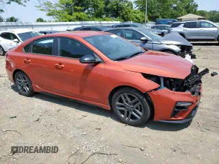 2021 Kia Forte GT-Line with VIN 3KPF34AD0ME280901, listed as a Copart auction lot 59275865 with 109,577 mi miles and Salvage title. Bid and sale history available at DreamBid. Image 4.