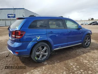 2015 Dodge Journey Crossroad z VIN 3C4PDDGG7FT677491, wystawiony jako Copart lot #49511465 z przebiegiem 150 298 mil mil oraz Szkoda całkowita • Salvage title. Historia ofert i sprzedaży dostępna na DreamBid. Obrazek 3.