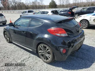 2016 Hyundai Veloster Turbo with VIN KMHTC6AE5GU263035, listed as a Copart auction lot 49858255 with 180,943 mi miles and Salvage Title. Bid and sale history available at carsss.com. Image 2.