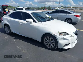2015 Lexus IS 250 with VIN JTHBF1D24F5079708, listed as a IAAI auction lot 42517124 with 417,239 mi miles and . Bid and sale history available at DreamBid. Image 1.