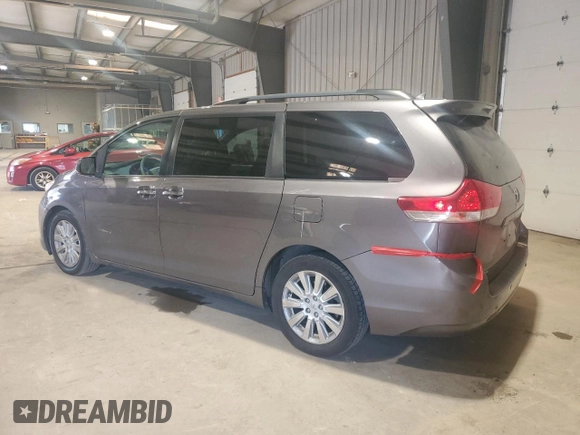 2011 Toyota Sienna XLE with VIN 5TDDK3DC7BS022224, listed as a Copart auction lot 53647105 with 168,291 mi miles and Salvage Title. Bid and sale history available at carsss.com. Image 2.