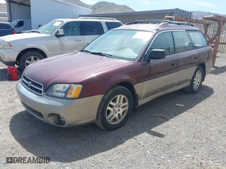2000 Subaru Legacy Wagon Outback w/RB Equip with VIN 4S3BH6659Y6663406, listed as a IAAI auction lot 42095144 with 270,836 mi miles. Bid and sale history available at carsss.com. Image 2.