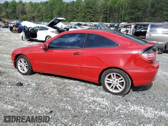 2003 Mercedes-Benz C 230 Kompressor with VIN WDBRN40J73A418674, listed as a Copart auction lot 56570055 with Not provided miles and Clean title. Bid and sale history available at DreamBid. Image 2.