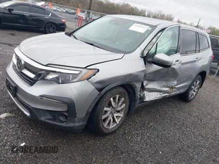 2019 Honda Pilot EX-L z VIN 5FNYF5H55KB045230, wystawiony jako IAAI lot #41953954 z przebiegiem 101 721 mil mil oraz . Historia ofert i sprzedaży dostępna na DreamBid. Obrazek 2.