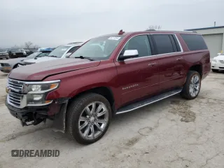 2017 Chevrolet Suburban Premier with VIN 1GNSKJKC7HR289098, listed as a Copart auction lot 86717294 with 182,610 mi miles and Salvage Title. Bid and sale history available at DreamBid. Image 1.