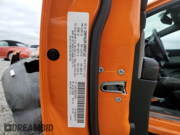 2014 Dodge Dart SXT with VIN 1C3CDFBB3ED824534, listed as a Copart auction lot 76323053 with 62,517 mi miles and Salvage Title. Bid and sale history available at carsss.com. Image 14.