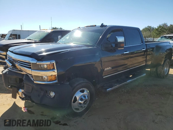 2016 Chevrolet Silverado 3500HD High Country with VIN 1GC4K1E87GF266851, listed as a Copart auction lot 88007765 with 393,263 mi miles and Salvage Title. Bid and sale history available at carsss.com. Image 1.