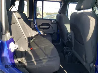 2019 Jeep Wrangler Unlimited Sport S with VIN 1C4HJXDG6KW582301, listed as a Copart auction lot 43180525 with 64,477 mi miles and Salvage title. Bid and sale history available at DreamBid. Image 11.