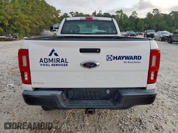 2021 Ford Ranger XL with VIN 1FTER1EH3MLD55653, listed as a Copart auction lot 57437195 with 21,779 mi miles and Clean title. Bid and sale history available at DreamBid. Image 6.